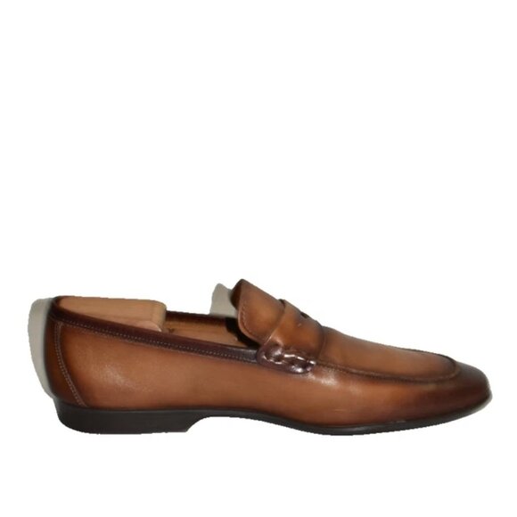 New! Magnanni Ramiro II Apron Toe Loafer Midbrown Sz 11.5 M US 18041 DD493 main image 6
